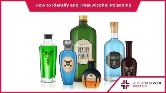 Alcohol poisoning identify and  treat