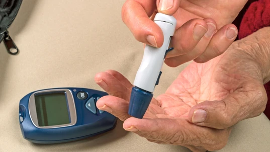 Diabetes is usually tested by using a blood glucose test.