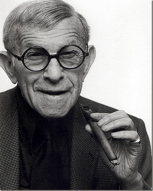 George Burns was eyebrow-signalling before The Rock was born.