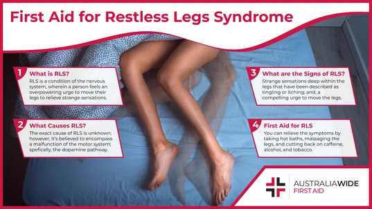 Woman with Restless Legs Syndrome 